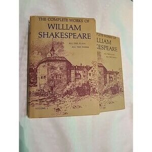 The Complete Works Of WILLIAM SHAKESPEARE Volumes 1 & 2 Set,  Book Club. Ed.